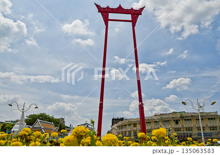 The Giant swing in Bangkok 135063583