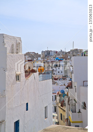 View on the roofs of houses in the city of Tanger View on the roofs of houses in the city of Tanger 135063813