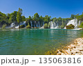 Kravice waterfalls on a sunny day 135063816