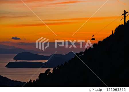 Sunset view point in Dubrovnik Sunset view point in Dubrovnik 135063833