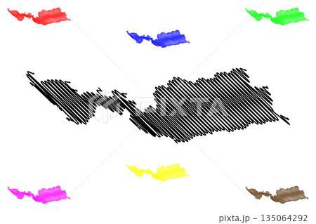 Amajari municipality (State of Roraima, Municipalities of Brazil, Federative Republic of Brazil) map vector illustration, scribble sketch Amajari map Amajari municipality (State of Roraima, Municipalities of Brazil, Federative Republic of Brazil) map vector illustration, scribble sketch Amajari map 135064292