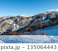ジャイアントスキー場から見た西館山東館山スキー場 135064443