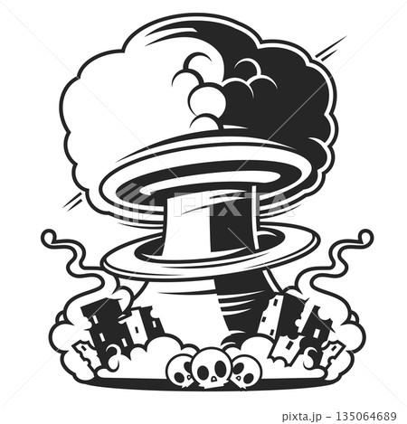 bomb explosion icon collection. war and blast symbols. vector image for military concepts and web 135064689