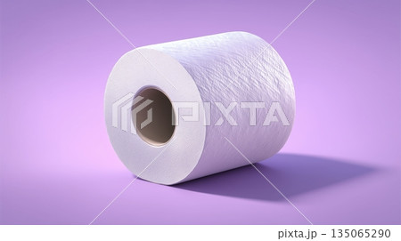 トイレットペーパーの高品質3Dアイコン トイレットペーパーの高品質3Dアイコン 135065290