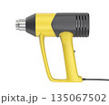 Yellow electric heat gun 135067502