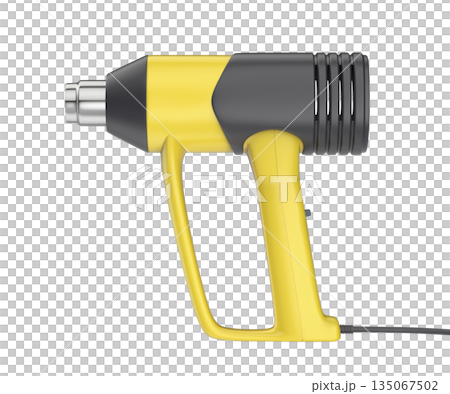 Yellow electric heat gun 135067502