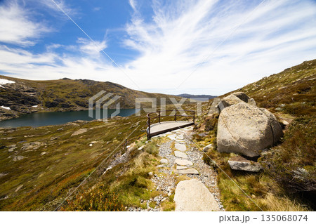 Blue Lake Walking Track in Australia Blue Lake Walking Track in Australia 135068074
