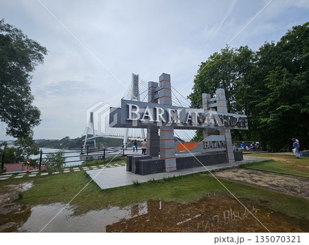 this is sign of Barelang Bridge at Batam City this is sign of Barelang Bridge at Batam City 135070321