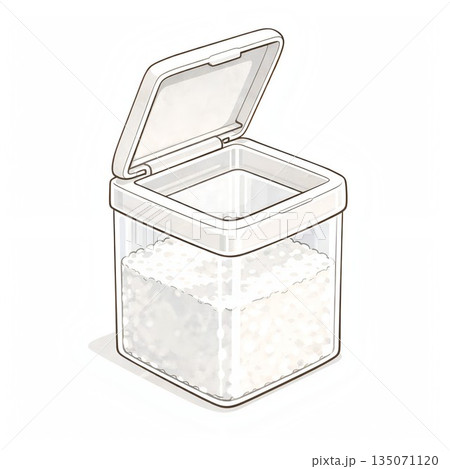 手描き風シンプルな調味料入れの生活用品アイコンイラスト 手描き風シンプルな調味料入れの生活用品アイコンイラスト 135071120