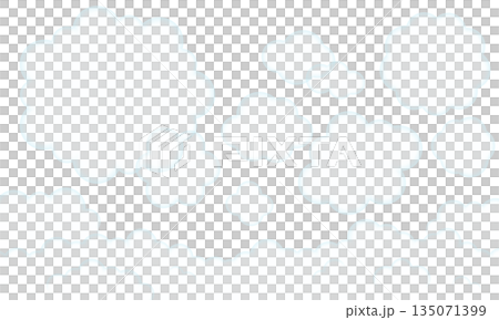 Fluffy frame and clouds 135071399