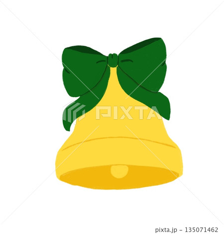 クリスマスベルのイラスト 135071462