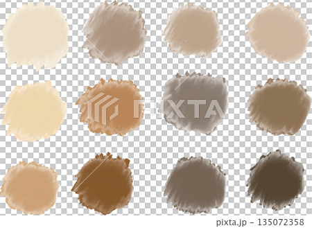 インク テクスチャー素材セット インク テクスチャー素材セット 135072358