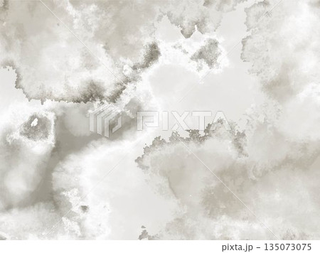 にじみ水彩テクスチャー にじみ水彩テクスチャー 135073075