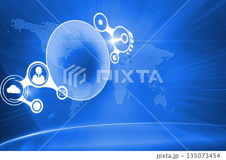 Futuristic technology interface 135073454