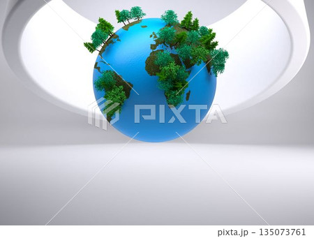 Globe on abstract background Globe on abstract background 135073761