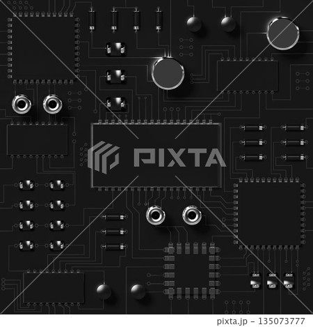 Close up of circuit board 135073777