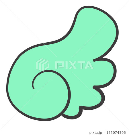 かわいい羽 135074596