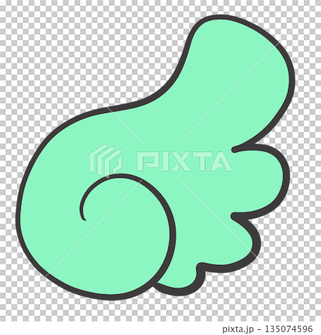 かわいい羽 135074596