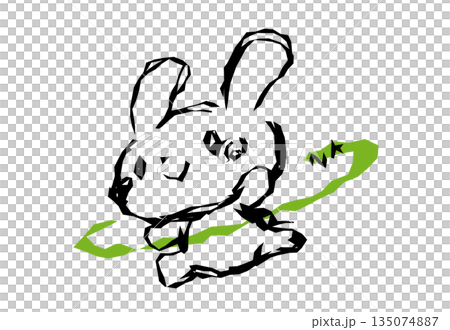 走るうさぎ 135074887