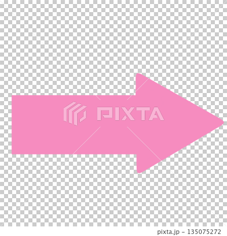 Simple red arrow icon 135075272