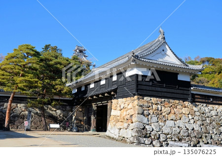 高知城 追手門と天守閣 高知城 追手門と天守閣 135076225