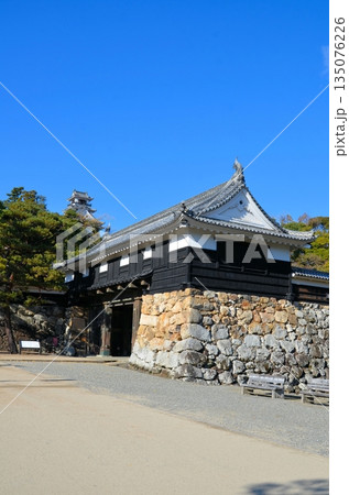 高知城 追手門と天守閣 高知城 追手門と天守閣 135076226