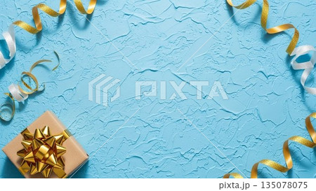 プレゼントが並ぶかわいいバレンタイン手描きイラスト プレゼントが並ぶかわいいバレンタイン手描きイラスト 135078075