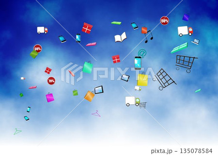 Floating application icons 135078584