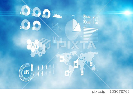 Futuristic technology interface 135078763