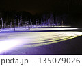 美瑛 青い池のライトアップ / Blue Pond illumination in Biei, Ho 135079026