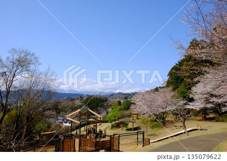 春の公園　遊具広場　【相模原市津久井　4月】 135079622