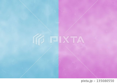 Flat design is showing vertical split with pastel blue and pink textured gradient panels Flat design is showing vertical split with pastel blue and pink textured gradient panels 135080550