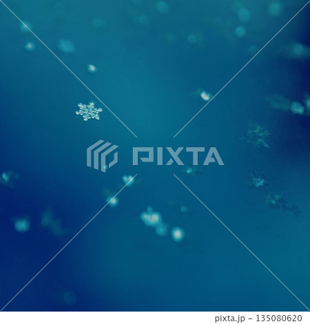 Snowflakes on blue background Snowflakes on blue background 135080620