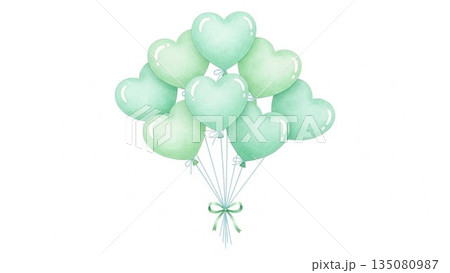 バレンタイン背景素材イラスト バレンタイン背景素材イラスト 135080987