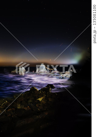 二見ヶ浦 夫婦岩 フォトショップ 加工 二見ヶ浦 夫婦岩 フォトショップ 加工 135081100