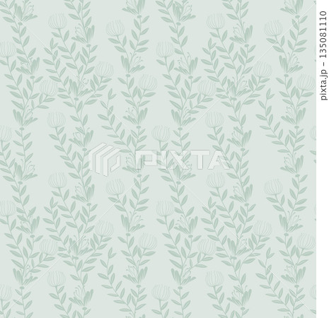 Wild Flower Pattern Floral Background Seamless 135081110