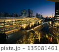 高輪ゲートウェイ駅 夕景外観写真 135081461