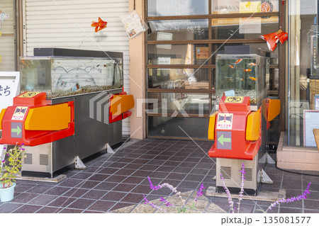 奈良　柳町商店街（金魚ストリート） 135081577