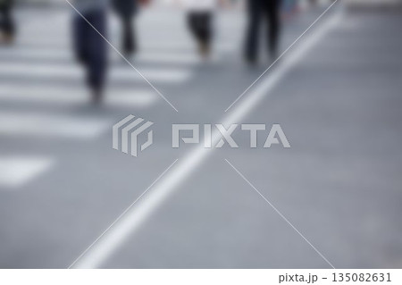 Low section of people crossing road 135082631