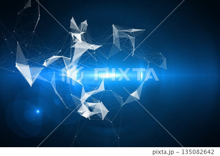 Glowing technological background Glowing technological background 135082642