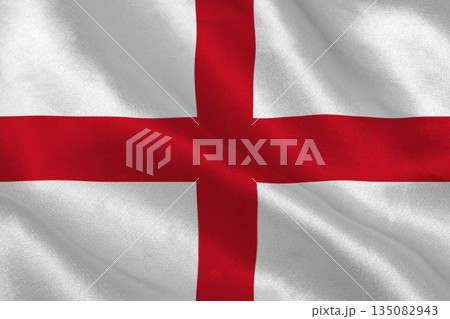 Digitally generated english national flag Digitally generated english national flag 135082943