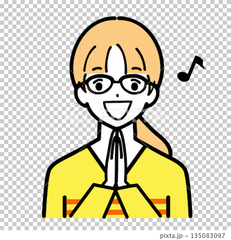 圖:一位戴著眼鏡、微笑的年輕女子 圖:一位戴著眼鏡、微笑的年輕女子 135083097