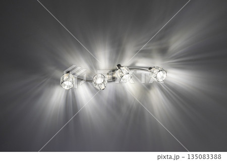 Close up of ceiling lamp Close up of ceiling lamp 135083388