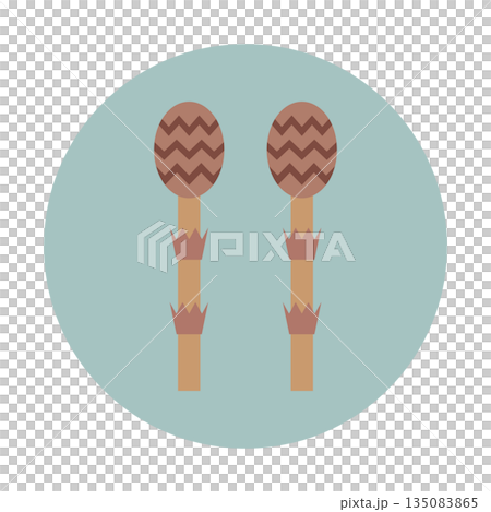 Simple Horsetail Icon 135083865
