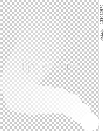 Circle transparent curve with overlapping design. Concept technology 135083970