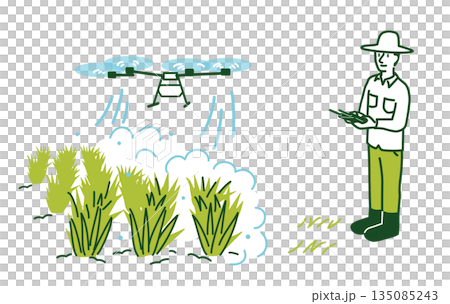 農民噴灑農藥 135085243