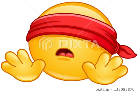 Blindfolded Emoticon 135085870