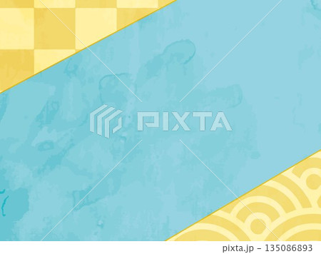 年賀状, お正月, 正月, ウサギ, 兎, 和風, 和柄, 背景, 集中線, 漫画, 黄色, 光, 年賀状, お正月, 正月, ウサギ, 兎, 和風, 和柄, 背景, 集中線, 漫画, 黄色, 光, 135086893