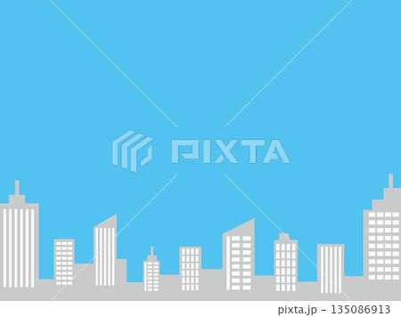 空, 青空, イラスト, 雲, 背景, ベクター, 紙吹雪, コピースペース, 風景, イベント 135086913