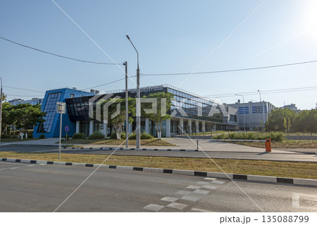 August 22 2025 Building of Ushakov State Maritime University in Novorossiysk Russia on the Black Sea coast. Historic educational institution with maritime architecture August 22 2025 Building of Ushakov State Maritime University in Novorossiysk Russia on the Black Sea coast. Historic educational institution with maritime architecture 135088799
